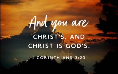 FOR WE ARE A TYPE OF CHRIST